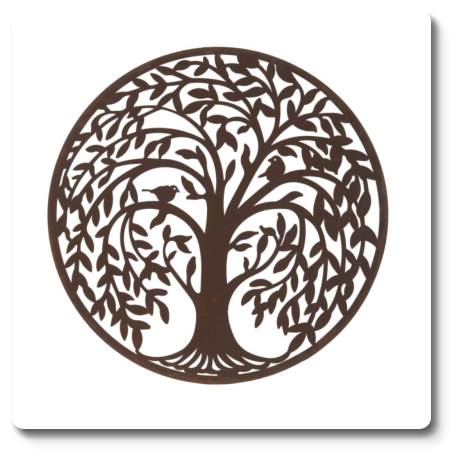 Swirl Tree Wall Plaque 100 CM Diameter