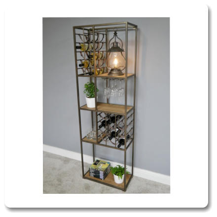 Wine Cabinet H180 x W58 x D30 CM