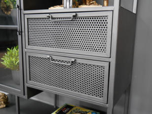 Large Display Cabinet H190 x W95 x D34 CM