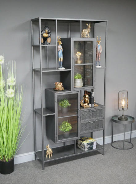 Large Display Cabinet H190 x W95 x D34 CM