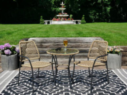 Amalfi Table and Two Chairs Set