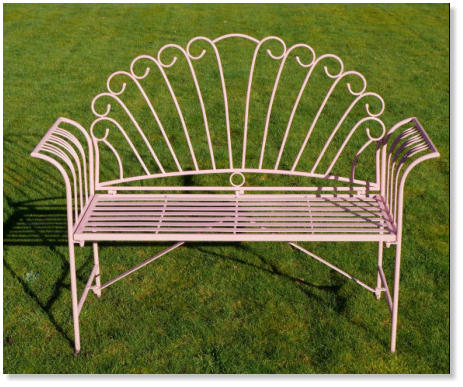 Pink Bench H98 x W125 x D50 CM