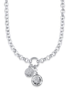 Cornelia Plated Statement Belcher Chunky Charm Chain
