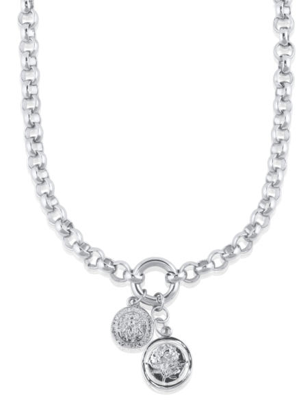Cornelia Plated Statement Belcher Chunky Charm Chain