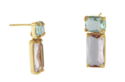 Kim Allure Stone Cut Luxe Earrings